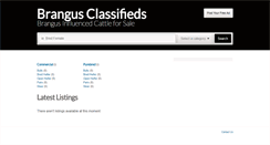 Desktop Screenshot of classified.gobrangus.com